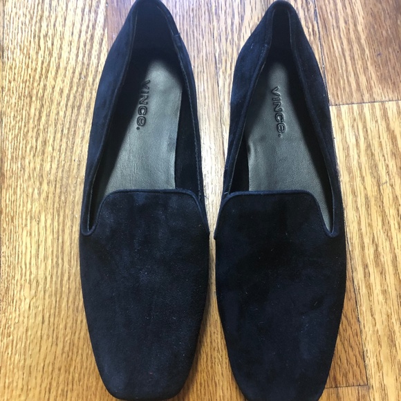Vince | Shoes | Vince Clark Squaretoe Suede Loafers Size 65  Vince Clark Square-Toe Suede Loafers Size 6.5 main image 0